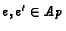 $e,e'\in\mathit{Ap}$